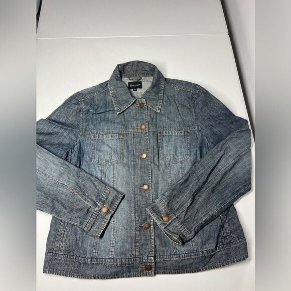 VINTAGE ESSINTIEL ORIGINAL DENIM JACKET 1970s DEADSTOCK  SIZE 44 EU/ L US - Picture 5 of 12